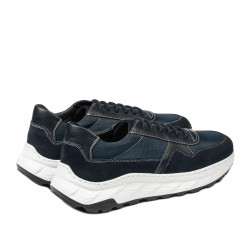 Herrskor casual/sport 986 indigo kombinerad