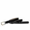 Dambälte 37-1m croco lack svart