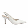 Dam sandaler 1353 vit satin