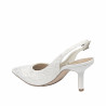 Dam sandaler 1353 vit satin