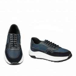 Herrskor casual/sport 986 indigo kombinerad