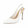 Damsandaler 1352 vit satin