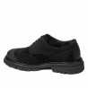 Casual herrskor 989 svart mocka