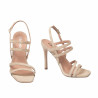 Dammsandaler 1345 beige mocka