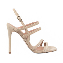 Dammsandaler 1345 beige mocka