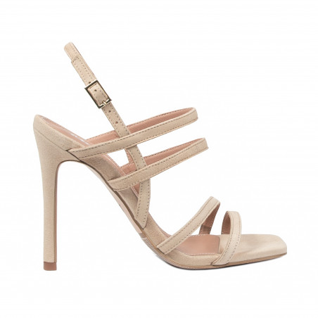 Dammsandaler 1345 beige mocka