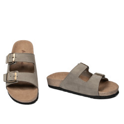 Damsandaler 5117 nubuck sand