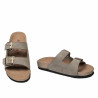 Damsandaler 5117 nubuck sand