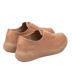 Damskor mocassiner 6090 kamel