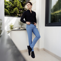 Casual herrskor 989 svart mocka lifestyle