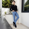 Casual herrskor 989 svart mocka lifestyle