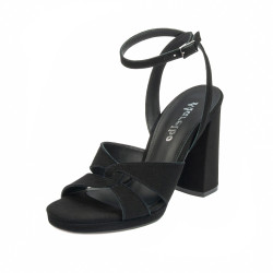 Damsandaler 1347 svart mocka