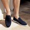 Herrmoccasiner 980 indigo velur lifestyle
