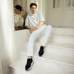 Svarta kombinerade herrskor 986 casual/sport lifestyle
