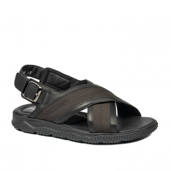 Herrsandaler 364 svart kombinerad