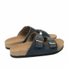 Herrsandaler 365 nubuck indigoblå