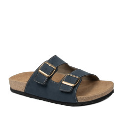 Herrsandaler 365 nubuck indigoblå