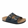 Herrsandaler 365 nubuck indigoblå
