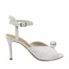 Dam sandaler 1351 vit satin