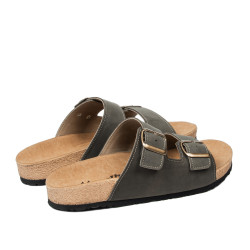 Herrsandaler 365 nubuck army