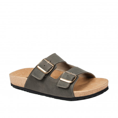 Herrsandaler 365 nubuck army