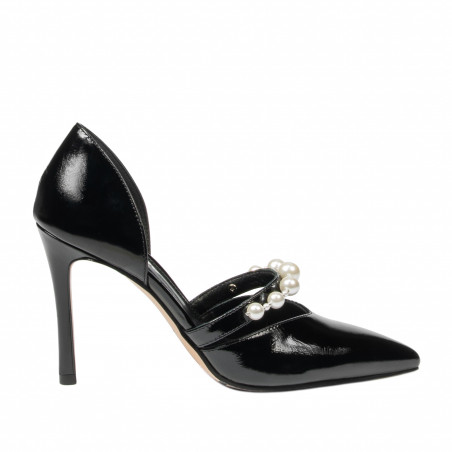 Eleganta damskor 1350 svart lack