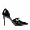 Eleganta damskor 1350 svart lack