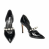 Eleganta damskor 1350 svart lack
