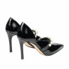 Eleganta damskor 1350 svart lack