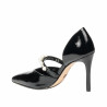 Eleganta damskor 1350 svart lack