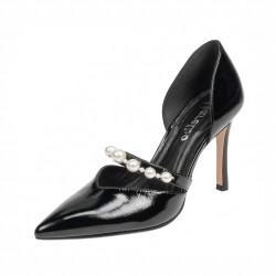 Eleganta damskor 1350 svart lack