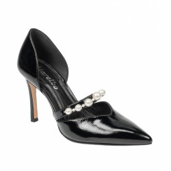 Eleganta damskor 1350 svart lack