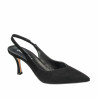 Dam sandaler 1343 svart mocka