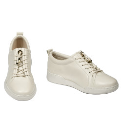 Damsportskor 6091 beige