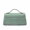 Damska axelväska 041g 01 croco pistachio