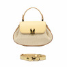 Damhandväska 042g butter yellow+rafia