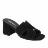 Damsandaler 1348 svart mocka
