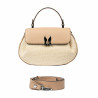 Damhandväska 043g 01 biz nude+raffia