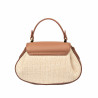 Damhandväska 042g biz camel+raffia