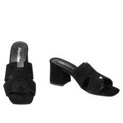 Damsandaler 1348 svart mocka