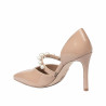 Eleganta damskor 1350 lack beige