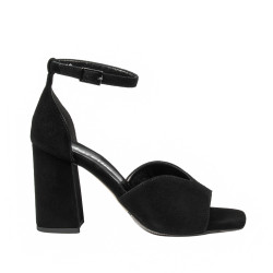 Dam sandaler 1346 svart velour