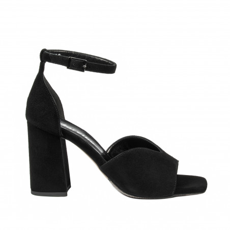 Dam sandaler 1346 svart velour