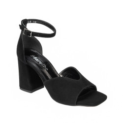 Dam sandaler 1346 svart velour
