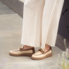 Dam casualskor 6092 beige raffia kombinerat lifestyle