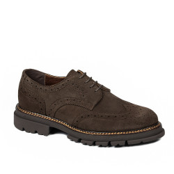 Herrcasualskor 989 brun mocka