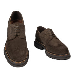 Herrcasualskor 989 brun mocka
