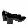 Eleganta damskor 1356 svart lack
