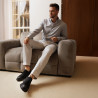 Casual herrskor 989 svart mocka lifestyle