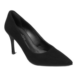 Eleganta damskor 1320 svart velour